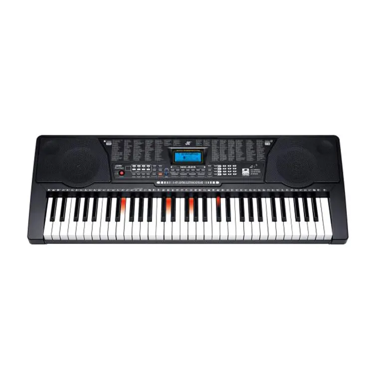 MK-825 전자 오르간 키보드 61 키 조명 피아노 키보드