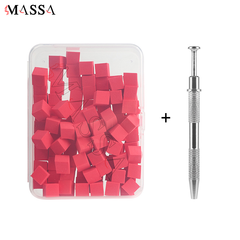 Boxed Rose Red Sponge + Grabber