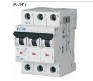 Eaton Muller PL9-C10/3 serie 10A curva C interruttore in miniatura
