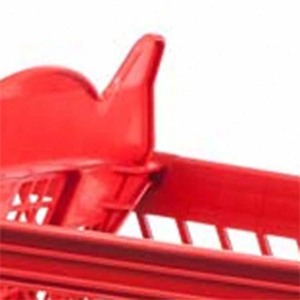 Supermarkt Kwaliteit 100l Winkelwagen Met Wielen Goede Kwaliteit Kunststof Materiaal - Product Image 4