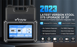 無料発送XTOOLD7SOBD2スキャナーCANFD双方向診断ツールECUコーディング自動フルシステムスキャンツール38リセット機能 - Product Image 2