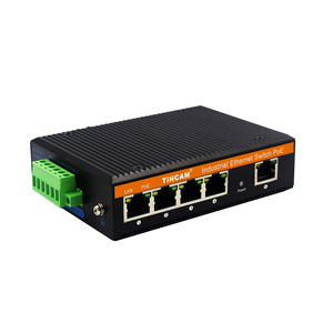 TiNCAM fabrika OEM/ODM 5/8/9/16 port ile 10/100Mbps IEEE802.3 AF/AT 30W POE + endüstriyel ağ IP kamera için PoE anahtarı - Product Image 3
