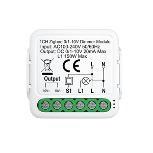 Interruttore luce intelligente Dimmer modulo Zigbee 0-10V con interruttori a parete dimmerabili - Product Image 1