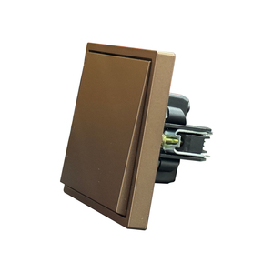 Mvava מפעל eu/uk לדחוף גדול כפתור PC מוברש משטח לוח חום 1 כנופיה חשמל חשמל מגע קיר שקע