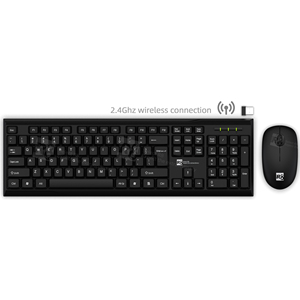 Miniteclado y ratón inalámbrico para ordenador, 2,4 Ghz, delgado y ligero