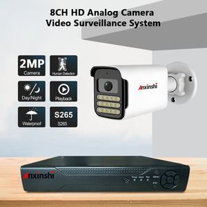 Neues 8-Kanal-2-Megapixel-Analogkamera-Kit HD-Objektiv 3,6-mm-IR-Schnittfilter mit automatischem Schalter funktioniert das ganze Jahr rund um die Uhr