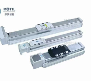 Módulo CNC de precisión Riel de guía lineal eléctrico Movimiento Actuador de escenario de tornillo de bola incorporado Mesa deslizante CNC para robots lineales - Product Image 1
