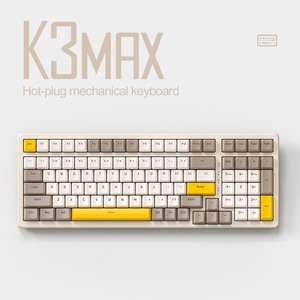 K3MAX Full-<strong>Size</strong> Wired Gaming <strong>Keyboard</strong> ABS Material Hot Plug Type C Color Lighting English Hot Swappable Mechanical <strong>Keyboard</strong> Mini - Product Image 2