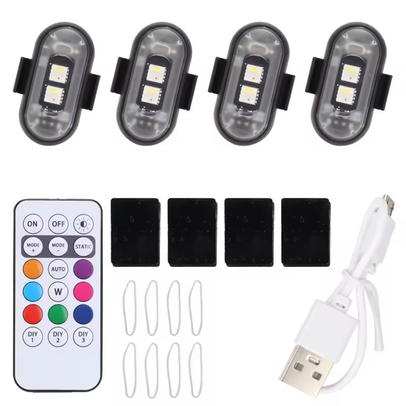 4 Lumières + 1 Télécommande