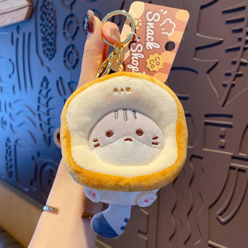 cat snack house series pendant - toast style