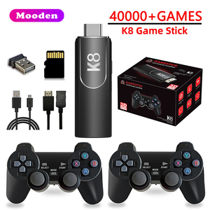 L K8 64GB คอนโซลเกม30000เกม, เอาต์พุต4K HD 2.4G เกมแพดไร้สายสไตล์ย้อนยุคคลาสสิก PSP - Product Image 2
