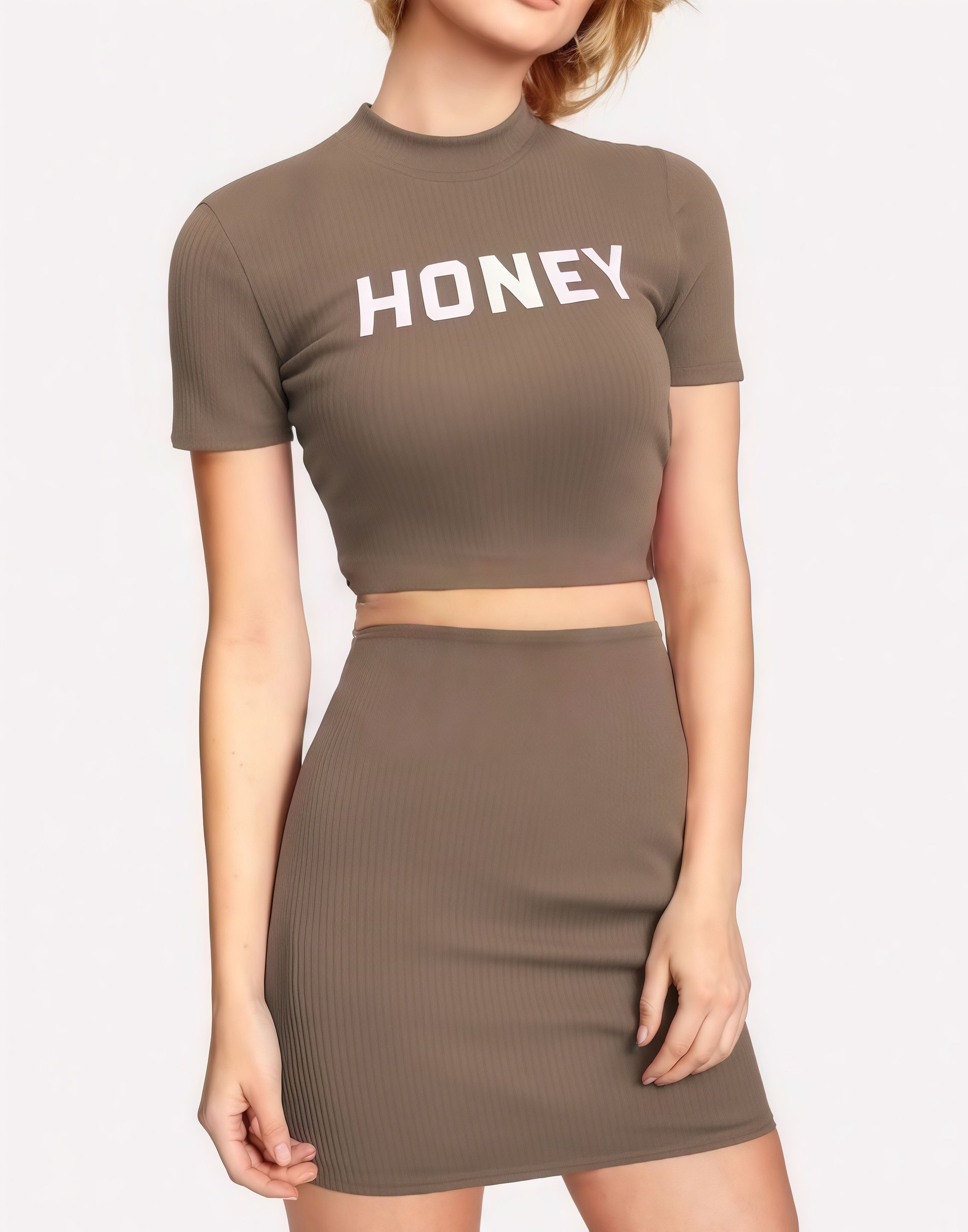 สีน้ำตาล