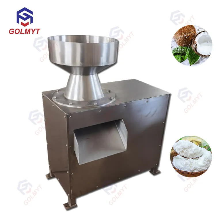 Máquina de esmerilhamento de coconut de aço inoxidável com lâmina afiada