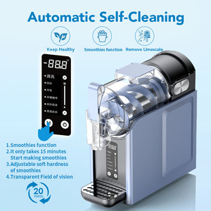 La macchina per gelato surgelata a controllo automatico da 220W con granite elettriche portatili per uso domestico da 2L è dotata della funzione di rasoio per ghiaccio - Product Image 5