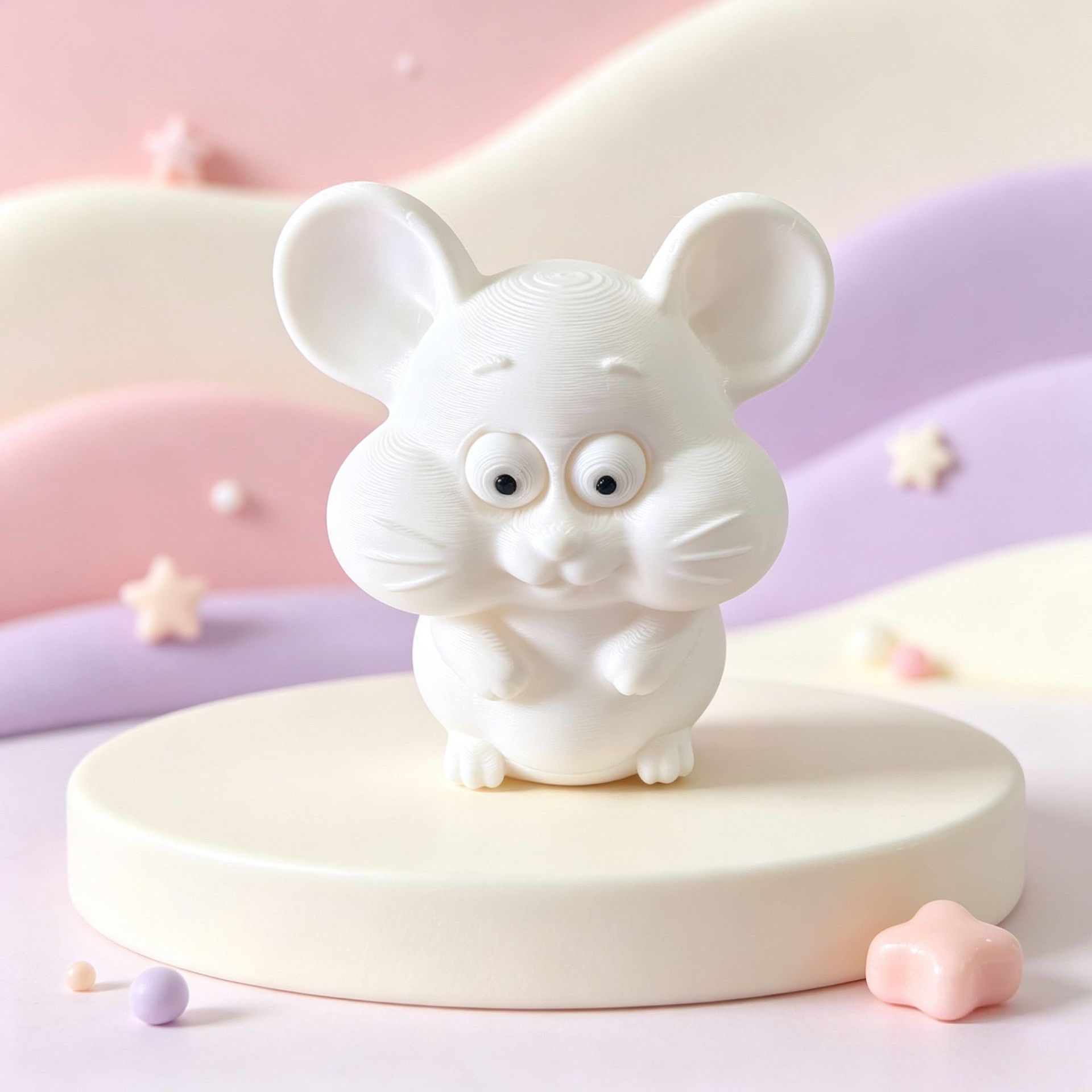 Mickey Mouse 3D mirando fijamente - 65 cm - 19 g