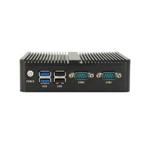 Mini-PC Linux N2840 Dual-LAN-Dual-Com RS232/RS485-Barebone-Desktop-Computer Günstiger Mini-PC ohne Lüfter J4125 J1900 - Product Image 4