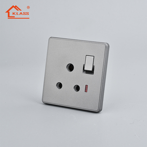 Universal <strong>UK</strong> Style 3 Pin Power Plug 16A Switched Socket Electric 13A Multiple Wall <strong>Mounted</strong> Sockets with Power Indicator - Product Image 5