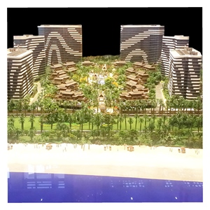 定制专业供应新型现代设计建筑建筑模型秤塑料材料酒店别墅应用 - Product Image 1