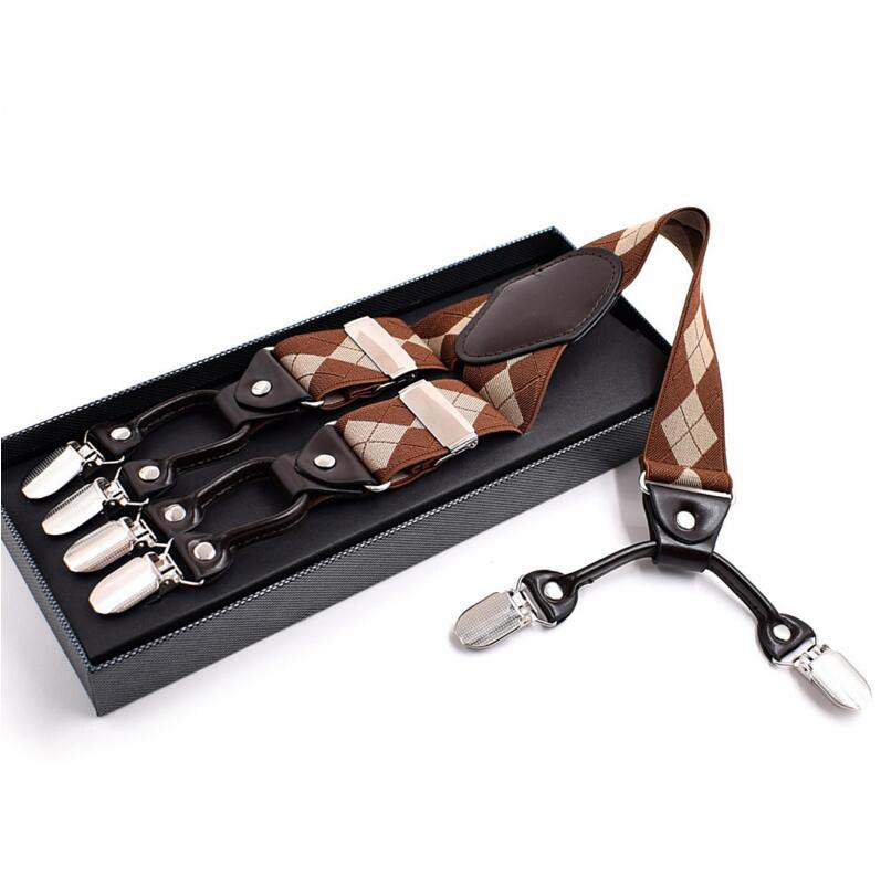 checkered Beige-Brown