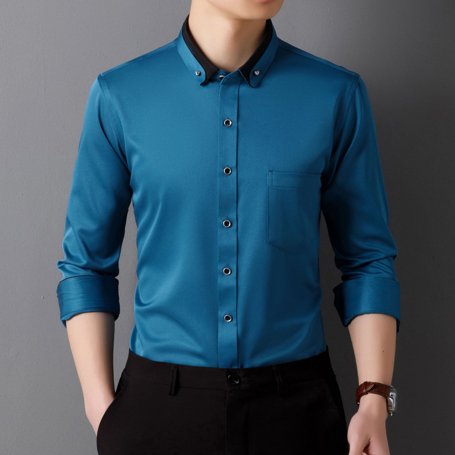 Diamond buckle dark green