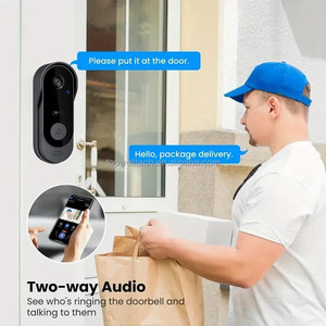 Timbre de puerta con vídeo Wifi, timbre Visual inteligente, intercomunicador bidireccional, visión nocturna infrarroja, sistema de seguridad de monitoreo remoto - Product Image 2