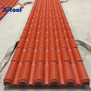 Laminas PVC tổng hợp đất nung mái ngói tấm nhựa resincolonial PVC ngói telha PVC thuộc địa mái ngói Tây Ban Nha - Product Image 6
