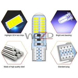 W5W 194 168 501 24smd 3014 yanıp sönen flashing araba led yan kama sinyal yedekleme ters T10 yanıp sönen led stroboskop ampul - Product Image 5
