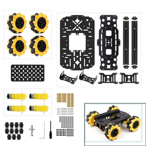 Robot-telaio-MP 4WD Kit telaio Robot Mobile kit Mecanum ruote ammortizzatore telaio Kit per Jetson Nano Lidar Raspberry Pi