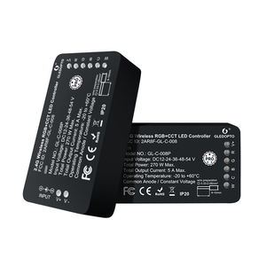 GLEDOPTO 2021 новый черный корпус 2,4G PRO Smart LED RGBCCT приемник ZIGBEE 3,0 протокол RGB + CCT светодиодный контроллер - Product Image 2
