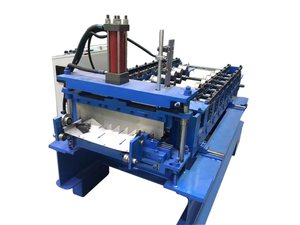 Automatic Color Steel 490 Self Lock Standing Seam Roof Sheet Roll Forming Machine PLC Control <strong>System</strong> Customizable Features Tile - Product Image 2