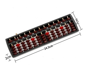 ポータブル中国語13桁列そろばん算術ソロバン計算カウント数学学習ツール子供用 - Product Image 5