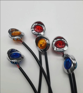 New 3/4 inch <span class=keywords><strong>mini</strong></span> xe tải tròn Led giải phóng mặt bằng đèn giao thông <span class=keywords><strong>12V</strong></span>/24V Trailer Side Marker ánh sáng - Product Image 4