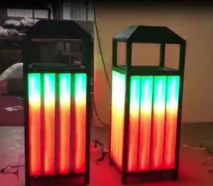 2021pretty LED Garbage/ Trash <strong>Bin</strong> with RGB Colorful Lights in Garden and bar - Product Image 4