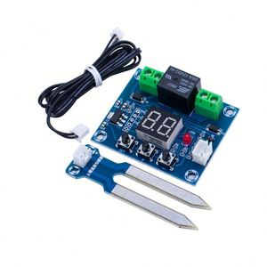 Controlador de sensor de humedad del suelo de 12V, sistema de riego automático, módulo de riego, pantalla Digital, controlador de humedad - Product Image 2