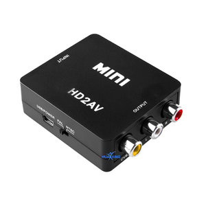 Convertidor de Audio Mini VGA a RCA AV, 1080P, 3,5mm, VGA, 2AV, CVBS - Product Image 3