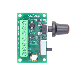BLDC <strong>DC</strong> 12V 24V <strong>PWM</strong> Brushless <strong>Motor</strong> <strong>Speed</strong> <strong>Controller</strong> Function: Forward and Reverse, Stepless <strong>Speed</strong> Regulation, Brake - Product Image 1