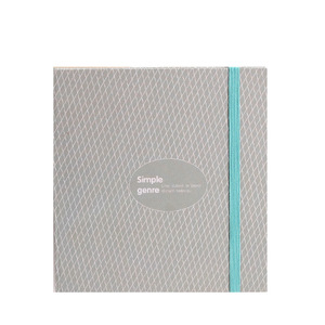 Cuaderno de tela de tapa dura con impresión personalizada, cuaderno con banda elástica, diario, planificador cuadrado - Product Image 1