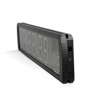 Custom ized Edition 4 "Großbild 8-stellige LED-Turnhalle Wanduhr Intervall Training Workout Gym Timer mit Fernbedienung - Product Image 5