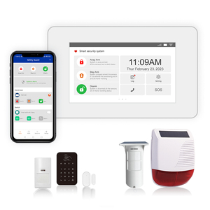 4G GSMスマートホーム警報パネルワイヤレスセキュリティ警報システムキットホームセキュリティ警報 - Product Image 1