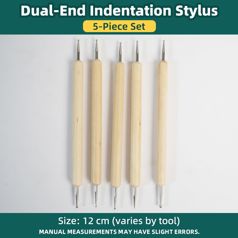 Double headed indentation pen 5pcs