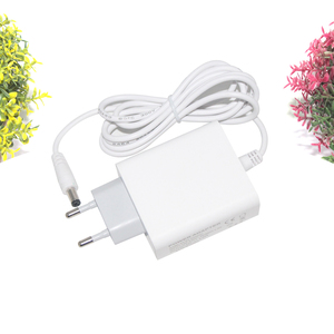 Adaptador de enchufe europeo de 2 pines, transformador de 2A, 100-240V de entrada 50/60Hz, 10V, 2Amp de salida, adaptador de fuente de alimentación conmutada de CA y CC para monitores