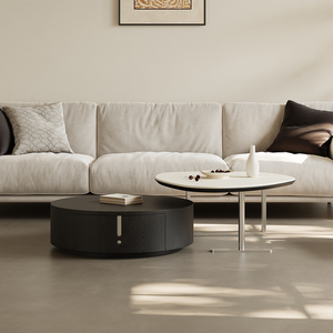 Diamond Stone Glossy <strong>Table</strong> Top Sofa Center <strong>Table</strong> with Drawer Storage <strong>Multi</strong> <strong>Function</strong> and Separable Stolik Kawowy - Product Image 3