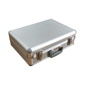 铝制工具箱，带锁和插入泡沫多功能外壳，带手柄铝制飞行外壳 - Product Image 4