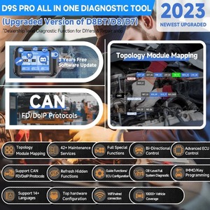 Für Xtool S Pro 2025 Auto diagnose scanner mit Wi-Fi-Verbindung Unterstützt ECU-Codierung und Schlüssel programmierung 42 Service funktionen