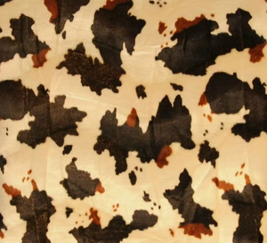 Tùy Chỉnh Nhà Dệt May Da Động Vật Mô Hình Bò In Sang Trọng Hà Lan Nhung Vải Cho Sofa Đệm - Product Image 2