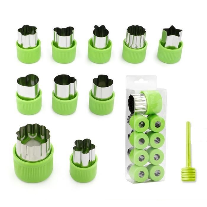 Green - 10-piece set (123G)
