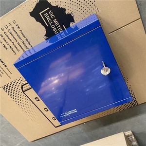 กล่องเหล็กสแตนเลสสี่เหลี่ยมขนาดเล็กติดผนังช่องโลหะ - Product Image 6