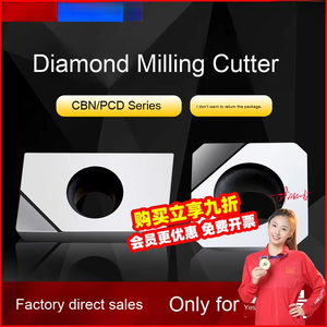 APMT160408/1604/1135 kare şeklinde PCD elmas freze bıçağı bor nitrür karbür torna makinesi alüminyum taş dönüm aracı - Product Image 5