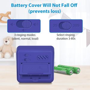 Công cụ quản lý pin bao gồm lớp học màu Xanh 60 phút đồng hồ đếm ngược hẹn giờ trực quan cho trẻ mới biết đi, Tự kỷ, ADHD hoặc người lớn - Product Image 5