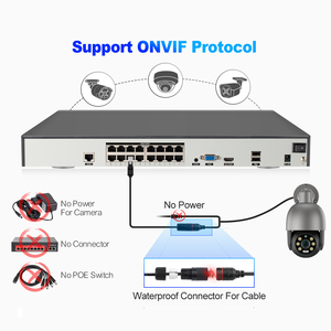 Smart Al rilevamento umano Ip 8Mp telecamera Cctv sorveglianza Nvr Kit 16 canali Ai Ip Home sistema di telecamere Cctv di sicurezza - Product Image 3